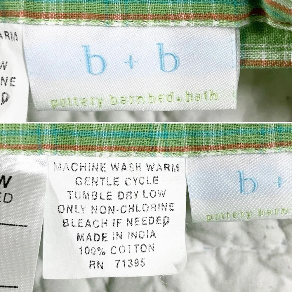 POTTERY BARN Quilted Euro Shams (2) 26